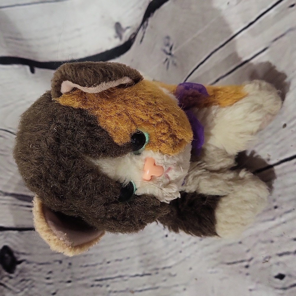 Vintage Tyco Kitty Kitty Kitten Plush Calico